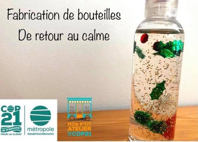 Fabrication de bouteille de retour au calme