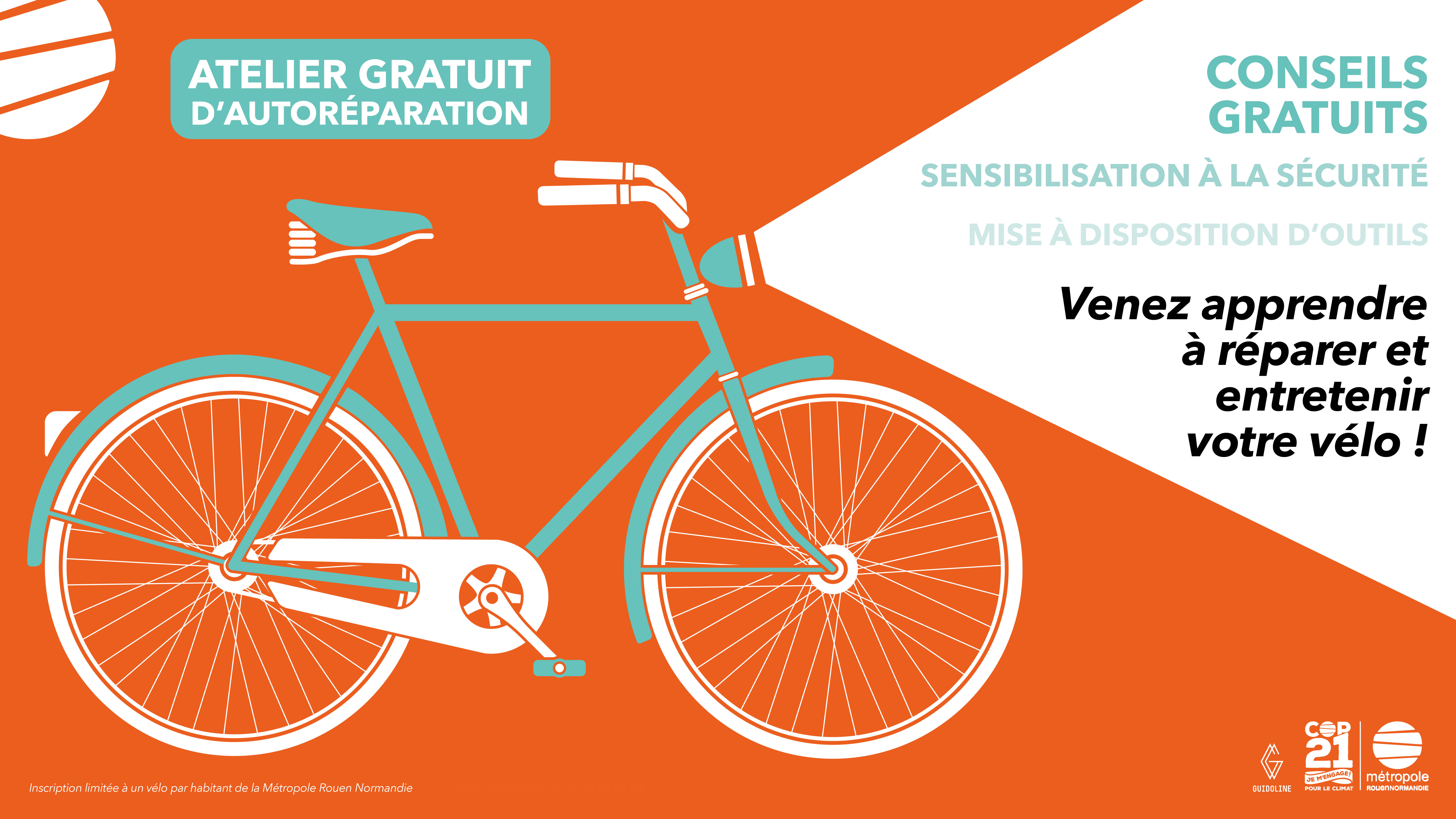 Atelier d'autoréparation vélo au Houlme