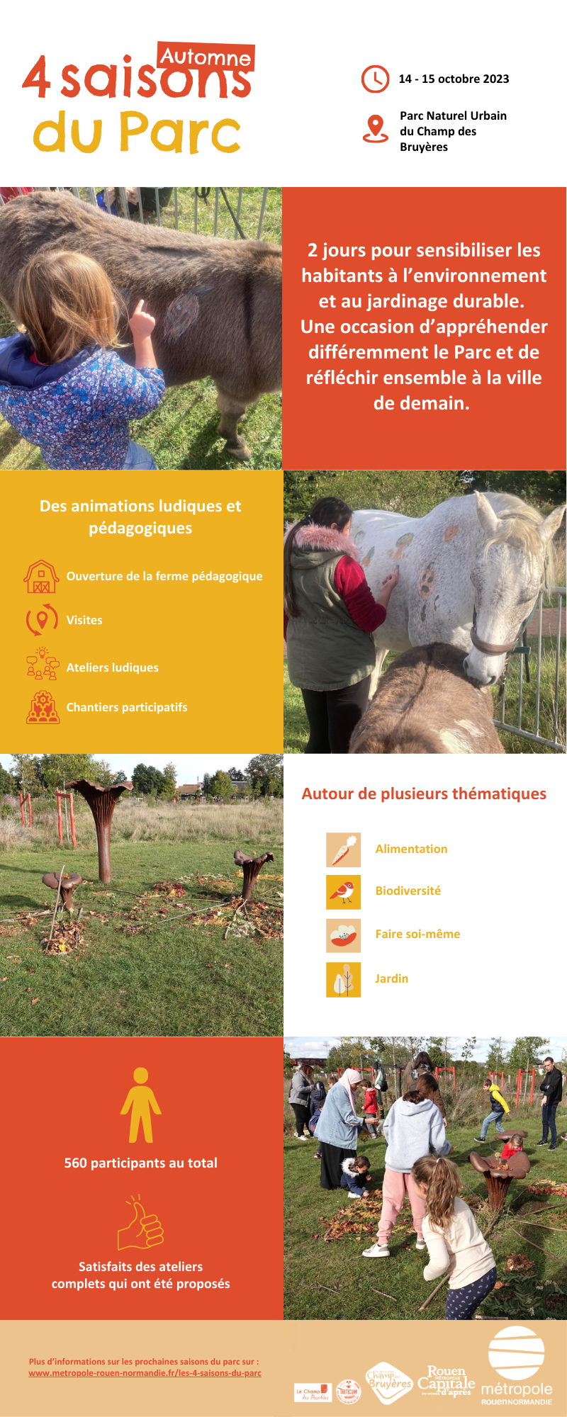 les 4 saisons du parc