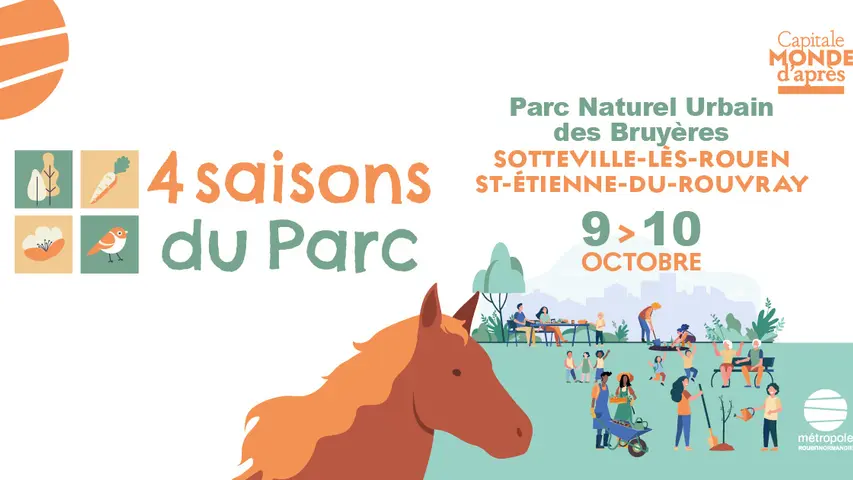 affiche les 4 saisons au parc