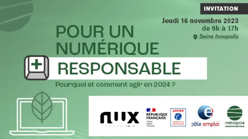 L'évènement "Pour un numérique plus responsable"